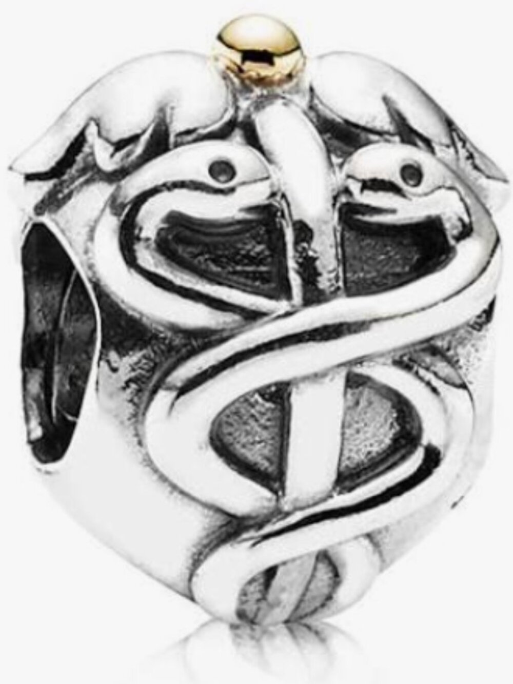 Authentic PANDORA Life Saver Medical Charm 791042 Retired 14K Gold